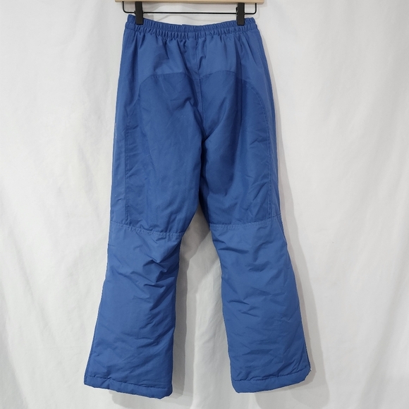 Lands' End Youth Snow Pant Size 12 Blue Insulated Winter Warm Ski Slopes - Picture 4 of 8